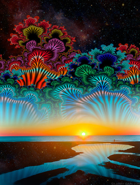 Daybreak at the Edge of Universe - psychedelic art