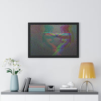 Wavy 8 - Reverse Rainbow Edition - Framed Art Print