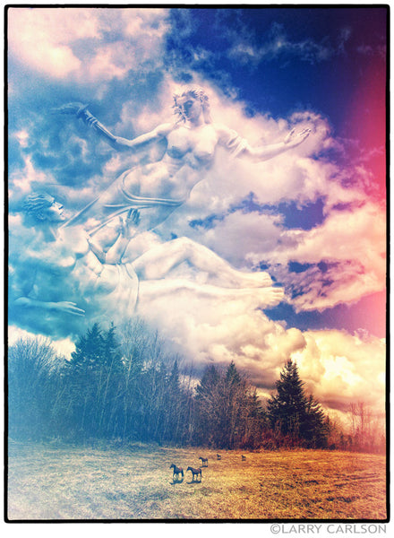 Sky Gods Afternoon - psychedelic art