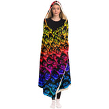 Eyes of the World  - Hooded Blanket - psychedelic art