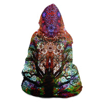 Trip Tree - Hooded Blanket - psychedelic art