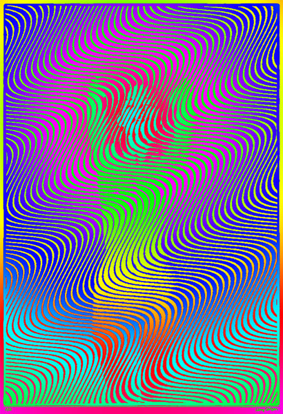 Wavy 26 - Rainbow Edition - psychedelic art