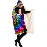 Trip Head - Hooded Blanket - psychedelic art