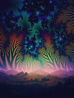 Dakota Flight Stardust Night - psychedelic art