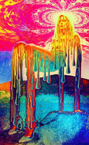 Melted Again - psychedelic art