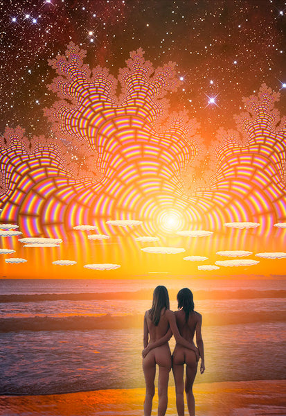 Fantastico Sunset - psychedelic art