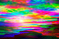 Dream Rainbow Lake - psychedelic art