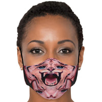 Wild Cat - Face Mask - psychedelic art