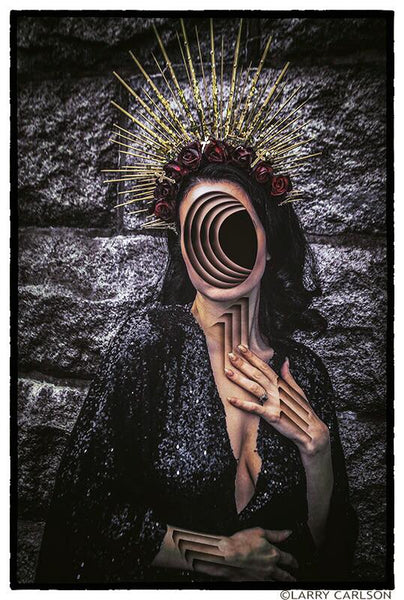 Black Hole Priestess - psychedelic art