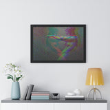 Wavy 8 - Reverse Rainbow Edition - Framed Art Print