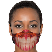 Crazy Mouth - Face Mask - psychedelic art