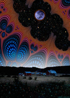 Nightfall at the Edge of the Universe - psychedelic art