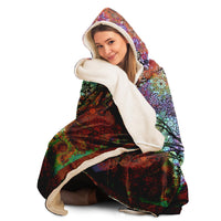 Trip Tree - Hooded Blanket - psychedelic art