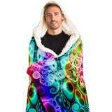 Trip Head - Hooded Blanket - psychedelic art