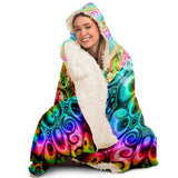 Trip Head - Hooded Blanket - psychedelic art