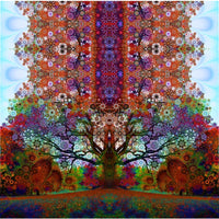 Trip Tree - Microfiber Duvet Cover - psychedelic art