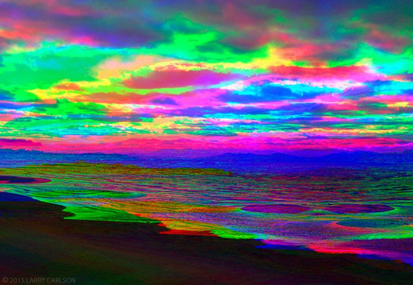 Dream in Rainbows - psychedelic art