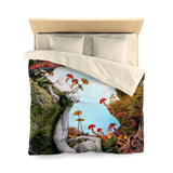 Help on the Way - Microfiber Duvet Cover - psychedelic art
