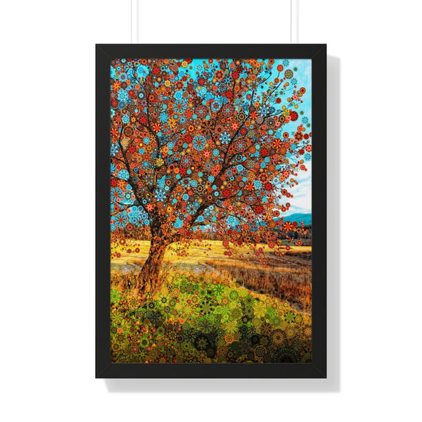 Apple Star Tree - Framed Art Print
