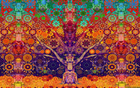 Animal Spirit Tree - psychedelic art