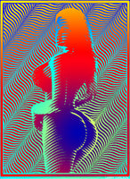 Wavy 39 - Rainbow Queen Edition - psychedelic art