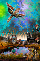 Return of the Bird Tribe - psychedelic art