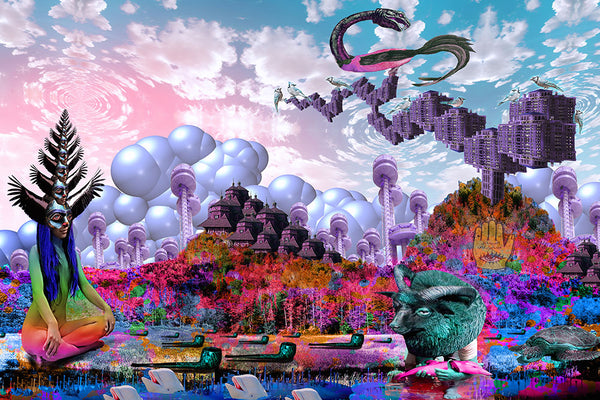Hallowtide - psychedelic art