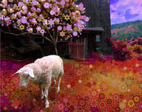 Maple Hill Sheep - psychedelic art