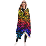 Eyes of the World  - Hooded Blanket - psychedelic art