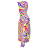Rainbow Bubbles - Zip-Up Hoodie - psychedelic art
