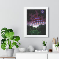 The Rose Moon - Framed Art Print