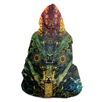 Animal Spirit Tree -Hooded Blanket - psychedelic art