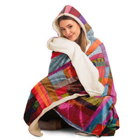 Lucy Patchwork - Hooded Blanket