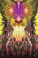 Echo in the Skulls - psychedelic art