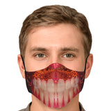 Crazy Mouth - Face Mask - psychedelic art