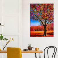 Starry Orange Tree - Canvas