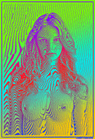 Wavy 63 - Color Portrait - psychedelic art